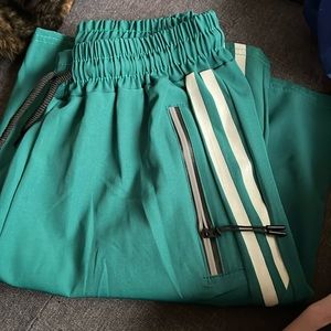 Green swimming trunks